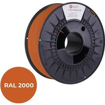 C-TECH filament PREMIUM LINE PLA žlutooranžová RAL2000 (3DF-P-PLA1.75-2000)