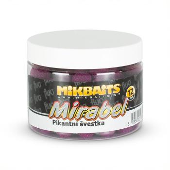 Mikbaits mirabel fluo boilie 150 ml 12 mm - pikantní švestka