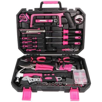 Set scule Sixtol Home Pink, 128 buc.