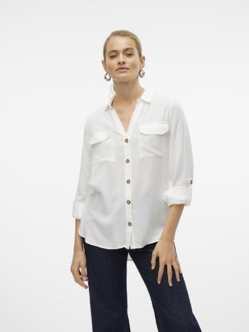 Vero Moda Bumpy Halenka Bílá