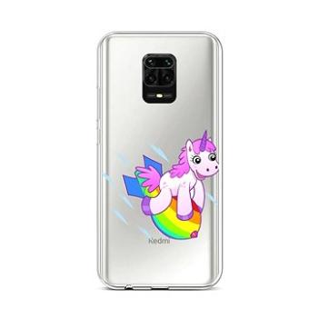 TopQ Xiaomi Redmi Note 9 Pro silikon Flying Unicorn 52568 (Sun-52568)