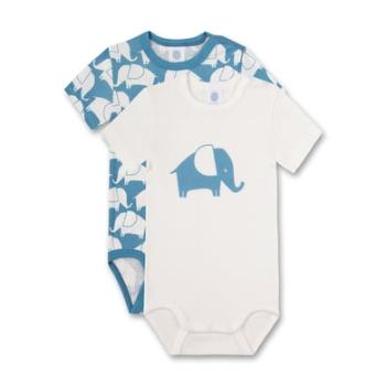 Sanetta Body Elephant Twin Pack vypnuto white / modrá