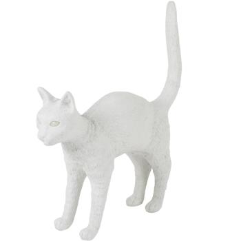 Stolní LED lampa JOBBY THE CAT Seletti 52 cm bílá