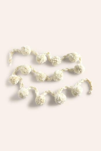 Vianočná reťaz Calma House Garland Floc 2 m 200 cm béžová farba