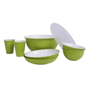 OMADA SANALIVING PIC-NIC SET 8 PCS Set nádobí, zelená, velikost