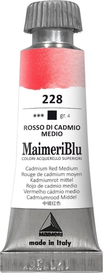 Maimeri Blu Akvarelová barva Cadmium Red Medium 228 12 ml 1 ks