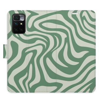 Flipové pouzdro iSaprio - Zebra Green 02 - Xiaomi Redmi 10