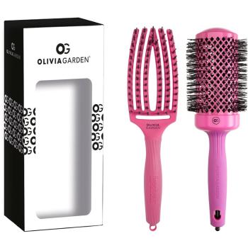 Olivia Garden Hot Pink Set dárková sada pro tepelnou úpravu vlasů