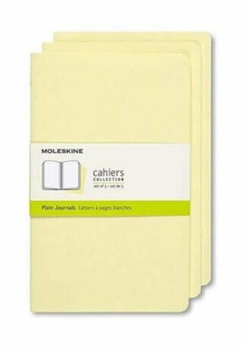 Moleskine Sešity 3 ks žluté XL, čisté