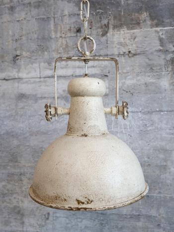 Béžové antik kovové závěsné světlo Vintage Lamp - Ø 32*40 cm 70078019 (70780-19)