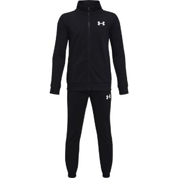 Under Armour KNIT TRACK SUIT Chlapecká sportovní souprava, černá, velikost