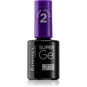 Rimmel Super Gel Step 2 vrchní ochranný lak na nehty s leskem 12 ml