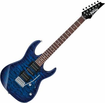 Ibanez GRX70QA-TBB Transparent Blue Burst Elektrická kytara