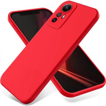 RUBBER Ochranný kryt pre Xiaomi Redmi Note 12S červený