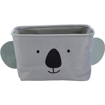 Dětský úložný košík Koala, set 2 ks, šedý (8592559146879)