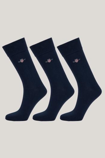 PONOŽKY GANT SHIELD SOCKS 3-PACK EVENING BLUE