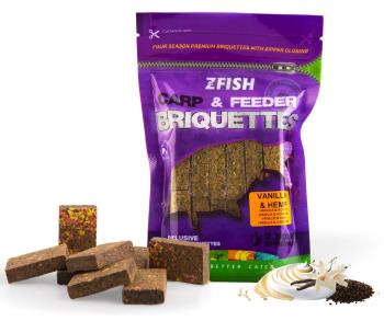 Zfish zakrmovací brikety carp & feeder briquettes 220 g - vanilla & hemp