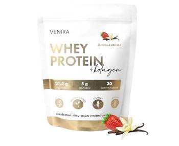 Venira Whey proteín príchuť jahoda-vanilka 1000 g