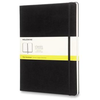 Moleskine XL, tvrdé desky, čistý, černý (QP092)