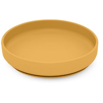 Petite&Mars Take&Match Silicone Plate talíř s přísavkou Intense Ochre 6 m+ 1 ks