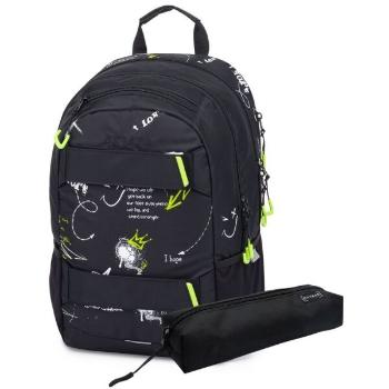 Oxybag ETUE OXY SPORT Diák hátizsák, fekete, méret
