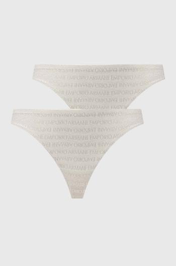 Kalhotky Emporio Armani Underwear 2-pack béžová barva, 163337 3F204