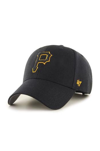 Čepice 47brand MLB Pittsburgh Pirates černá barva, s aplikací