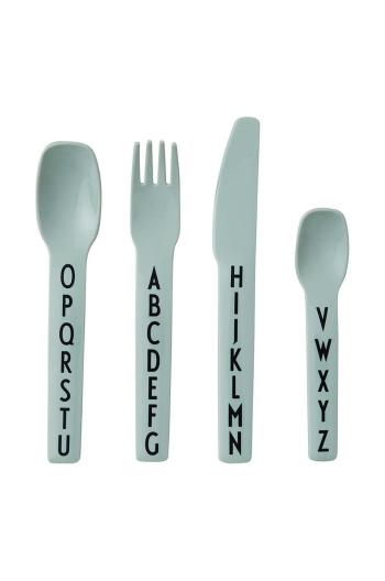 Sada dětských příborů Design Letters Kids cutlery 4-pack