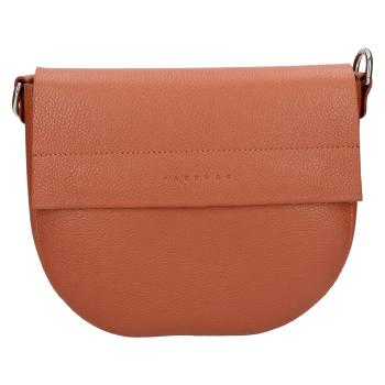 Dámská kožená crossbody kabelka Facebag Avela - hnědá