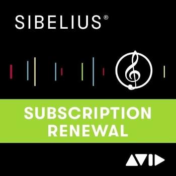 AVID Sibelius Artist Annual Subscription Renewal