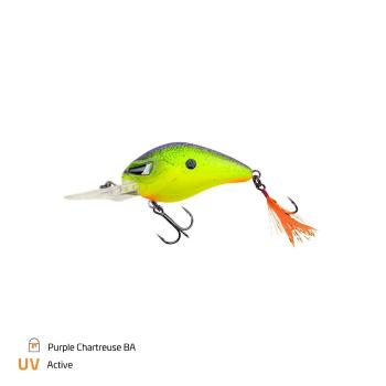 Zeck Wobler Danny 2.0 45 DD - Purple Chartreuse