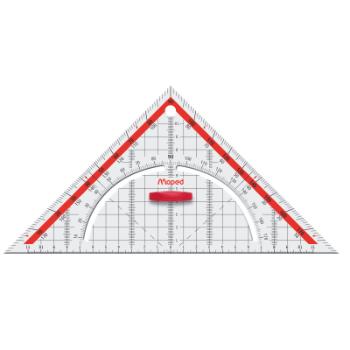 Trojúh. MAPED Technic 26 cm, úhloměr, BL