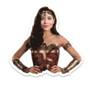 Personal Personalizovaný zápich na dort - Wonder Woman