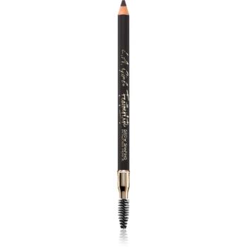 L.A. Girl Cosmetics Featherlite dlouhotrvající tužka na obočí s kartáčkem odstín Soft Black 1.1 g