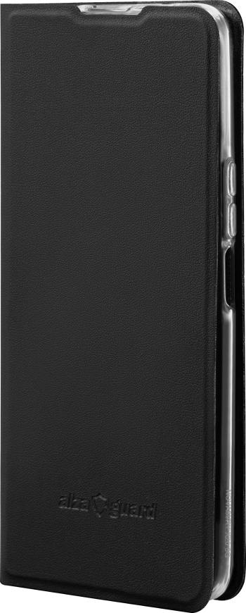 Mobiltelefon tok AlzaGuard Premium Flip Case Honor 50 Lite készülékhez, fekete