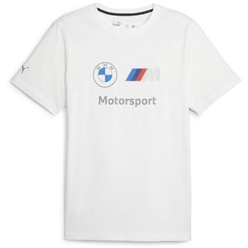 Puma BMW MOTORSPORT ESSENTIALS TEE Pánské triko, bílá, velikost