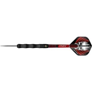 Šipky Winmau steel Mervyn King 22g, 90% wolfram, černé Onyx Grip (14713)