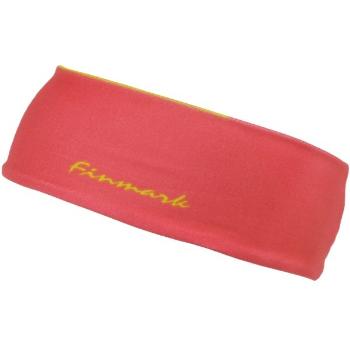 Finmark FUNCTIONAL HEADBAND Funkční čelenka, červená, velikost