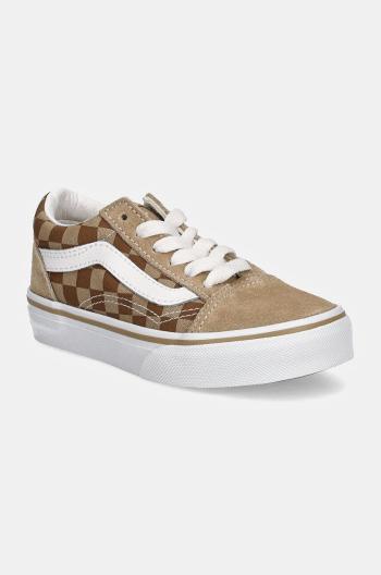 Dětské tenisky Vans Old Skool béžová barva, VN000CYVBF21