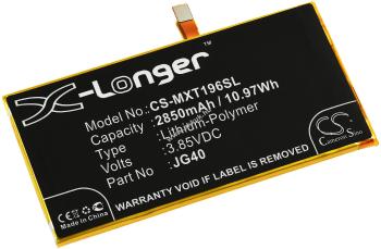 Helyettesítő mobil, és okostelefon akku Motorola Moto G7 Plus, Moto G7 Plus Dual SIM 2850mAh Li-Polymer