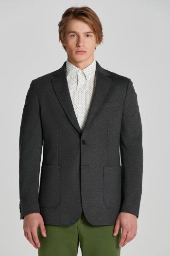 SAKO GANT SLIM JERSEY BLAZER DARK GRAPHITE