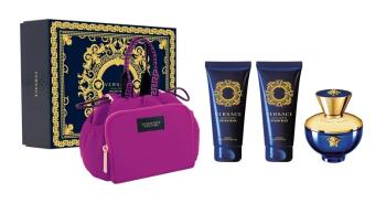 Versace Pour Femme Dylan Blue - EDP 100 ml + tělové mléko 100 ml + sprchový gel 100 ml + kosmetická taštička