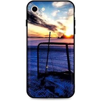 TopQ Kryt iPhone SE 2020 silikon Hockey Sunset 49292 (Sun-49292)