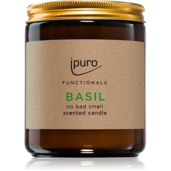 ipuro Functionals Basil vonná svíčka 200 g