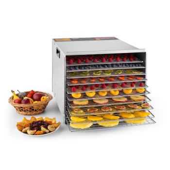 Klarstein Fruit Jerky Steel 10, sušička, 1000 W, 10 pater