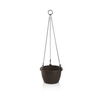 Ghiveci suspendat cu auto-irigare Gardenico Marina,maro, diam. 25 cm, maro, diam. 25 cm
