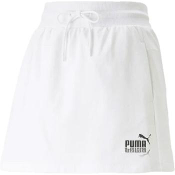 Puma SUMMER SPLASH SWEAT SKIRT 5 Dámská sukně, bílá, velikost