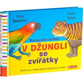 Rozpustilé hrátky V džungli se zvířátky: Veselé rýmy a skládání legračně popletených zvířátek! (978-80-87034-49-1)