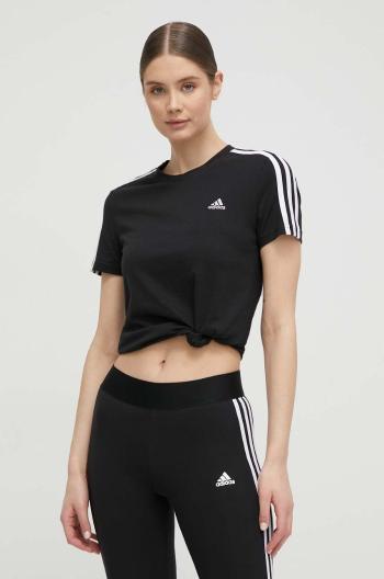 Tričko adidas GL0784 dámské, černá barva, GL0784