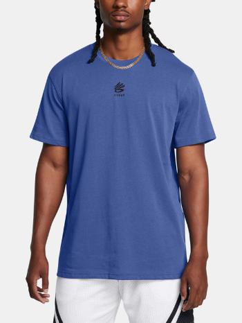 Under Armour Curry Hvyweight Logo Tee Triko Modrá